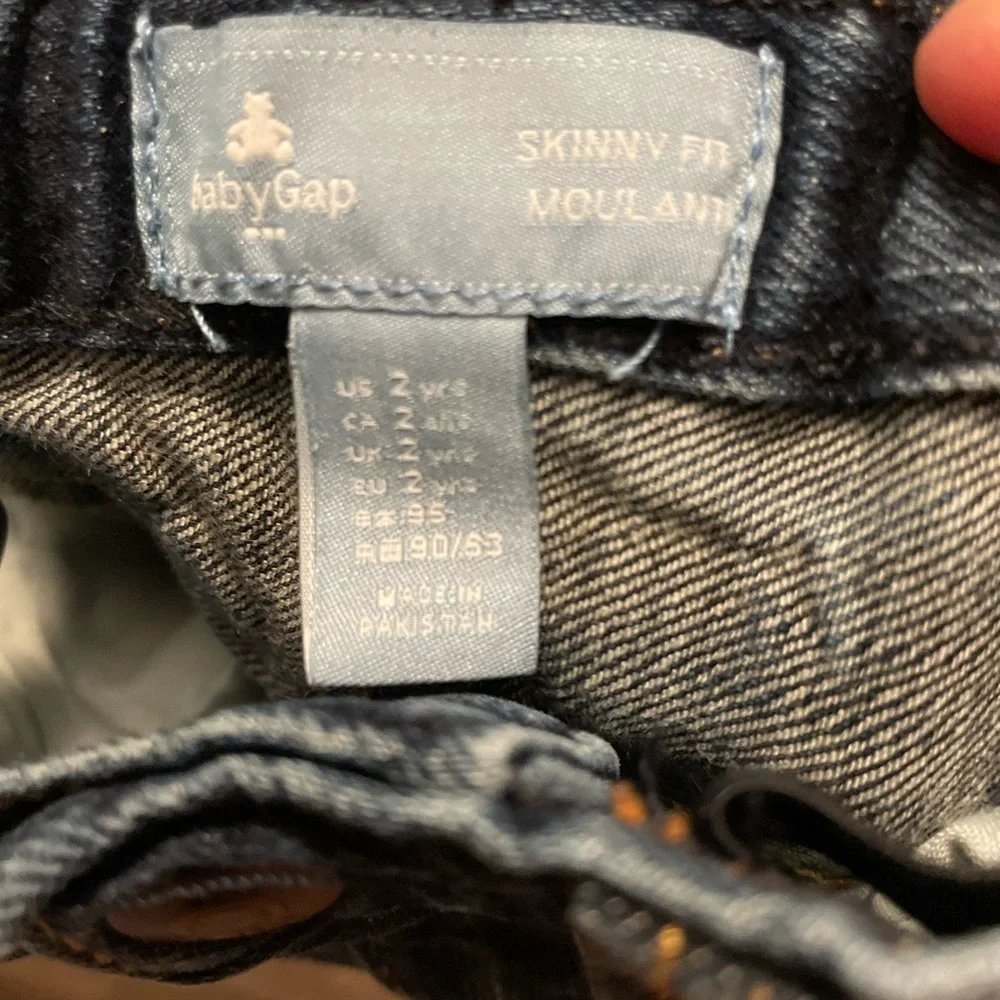 GAP Kids Skinny Fit Dark Blue Denim Jeans size 2 years
